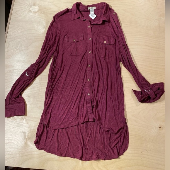 Love Potion Blouse Hi/Lo Hem Size Large (JM) - Picture 3 of 12